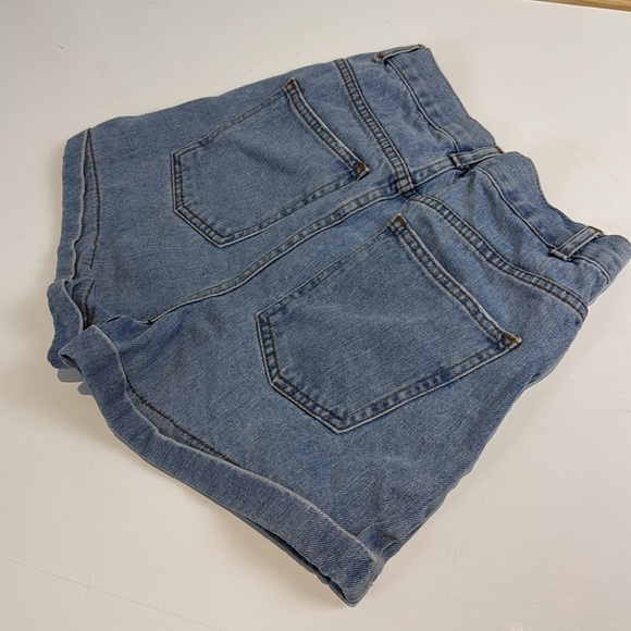 TopShop High Waist Mom Jean Shorts Size 26 - Picture 2 of 7